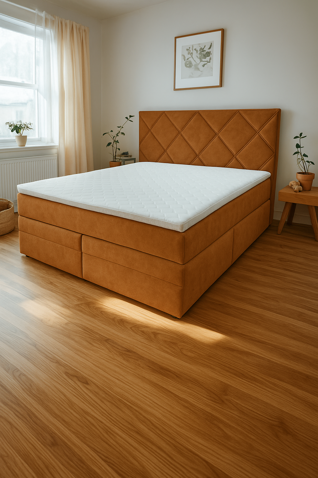 Łóżko kontynentalne 90x200 BAHAMA DUO - obrazek 2