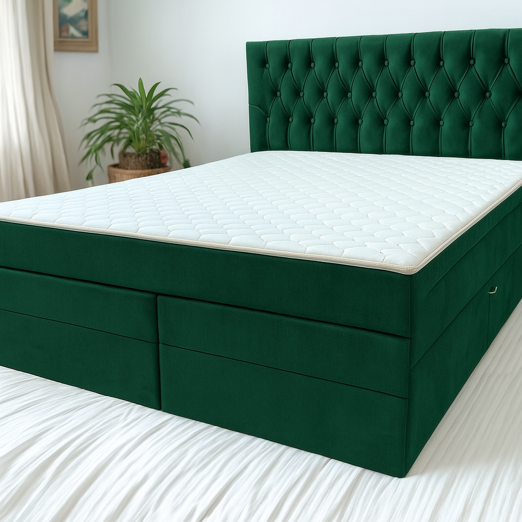 Łózko kontynentalne 200x200 CAPRI DUO - obrazek 2