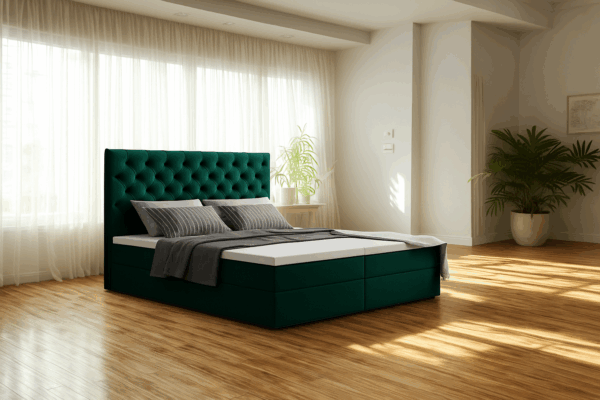 Łóżko kontynentalne 180x200 MADERA
