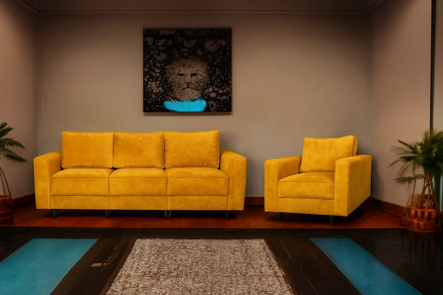 Sofa MODULO 65 - 3 osobowa + fotel - obrazek 4