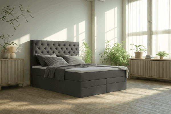Łóżko kontynentalne 180x200 MADERA DUO