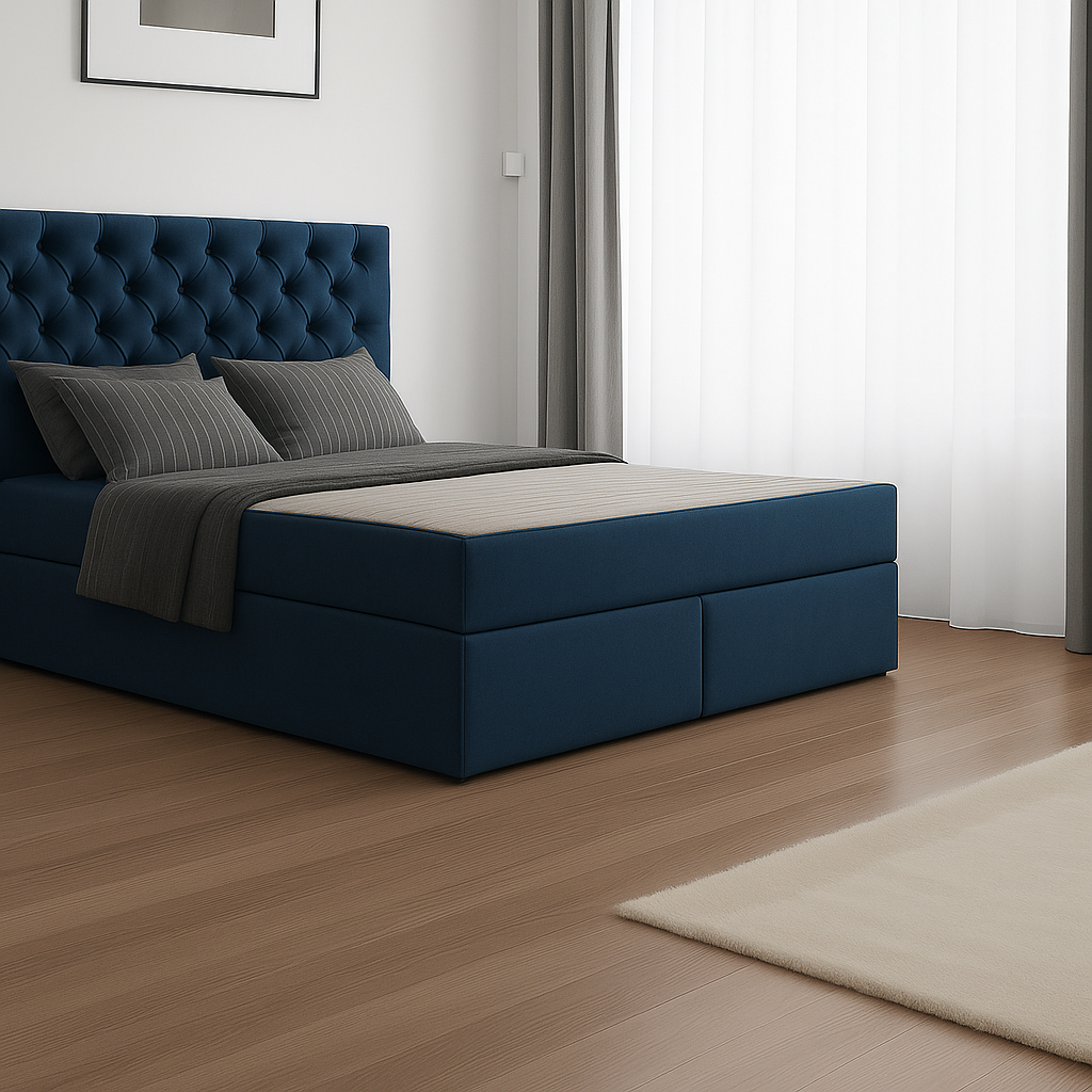 Łóżko kontynentalne 90x200 MADERA - obrazek 3