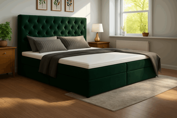 Łóżko kontynentalne 160x200 MADERA
