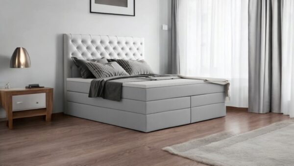 Łóżko kontynentalne 200x200 MADERA DUO