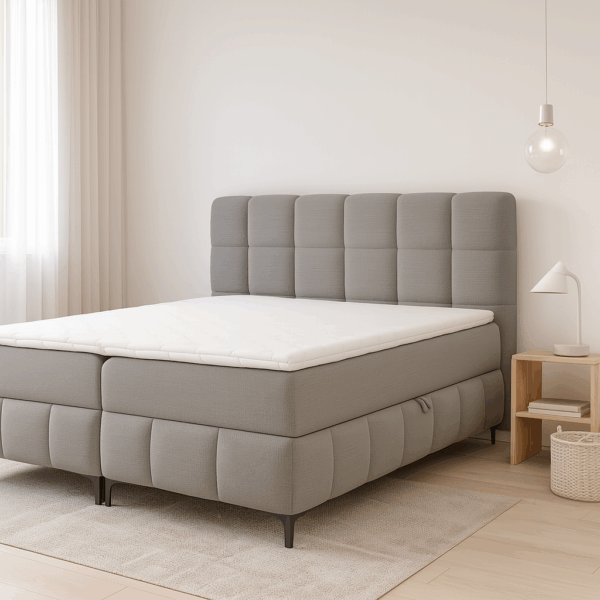 Łóżko kontynentalne ELLIS 200x200 + Topper GRATIS