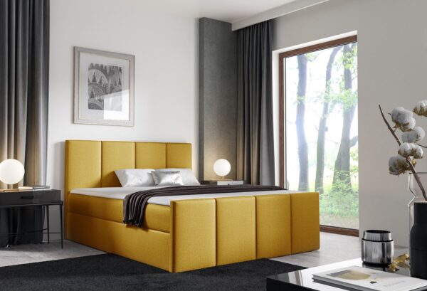 Łóżko kontynentalne LEONTIS 200x200 + Topper GRATIS