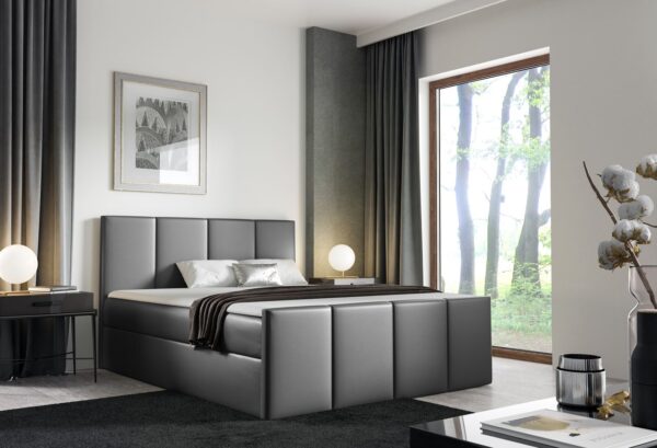 Łóżko kontynentalne LEONTIS 200x200 + Topper GRATIS