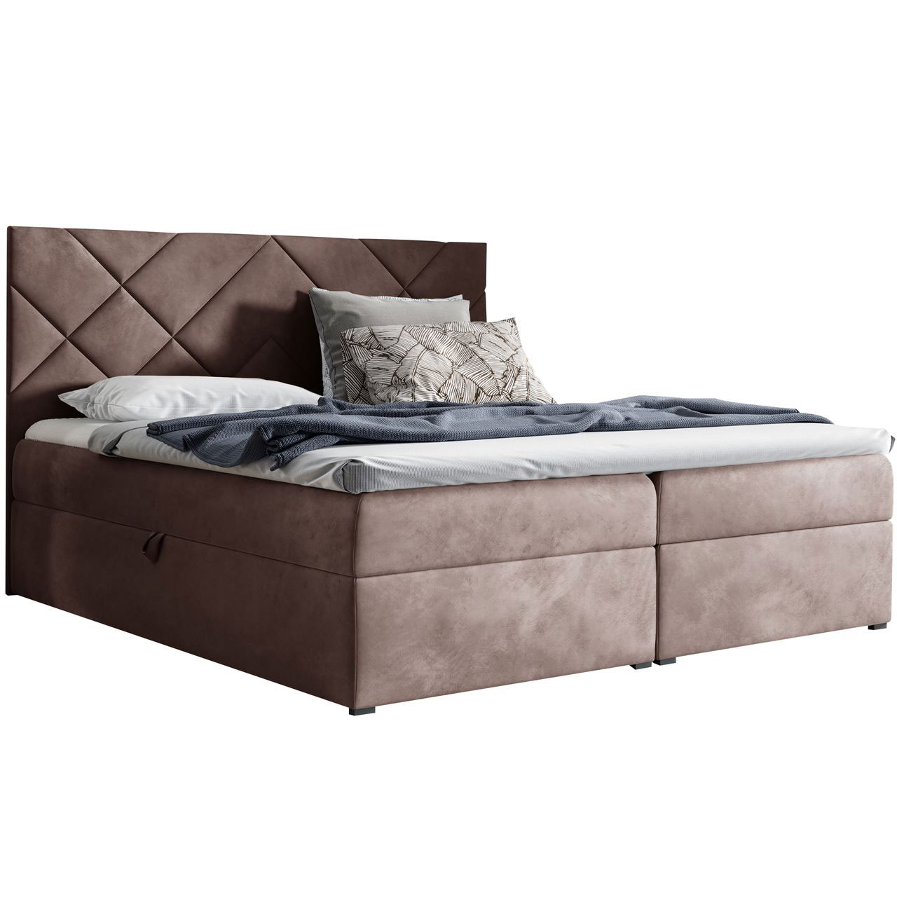 Łóżko kontynentalne PEONIA 140x200 + Topper GRATIS - obrazek 2