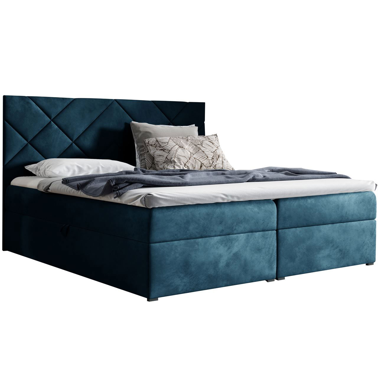 Łóżko kontynentalne PEONIA 120x200 + Topper GRATIS - obrazek 2