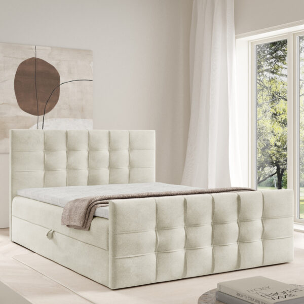 Łóżko kontynentalne ERSTE LUX 200x200 coral 15