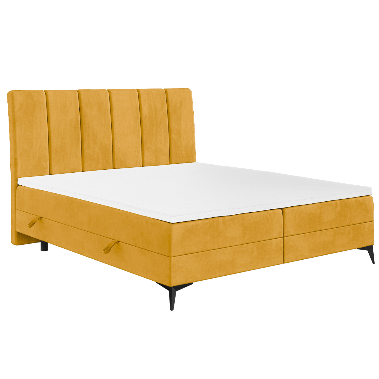 Łóżko kontynentalne ABERT 200x200 + Topper GRATIS #personalizuj