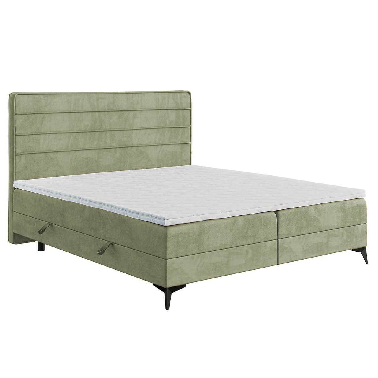 Łóżko kontynentalne HORIZON 200x200 + Topper GRATIS #personalizuj - obrazek 3