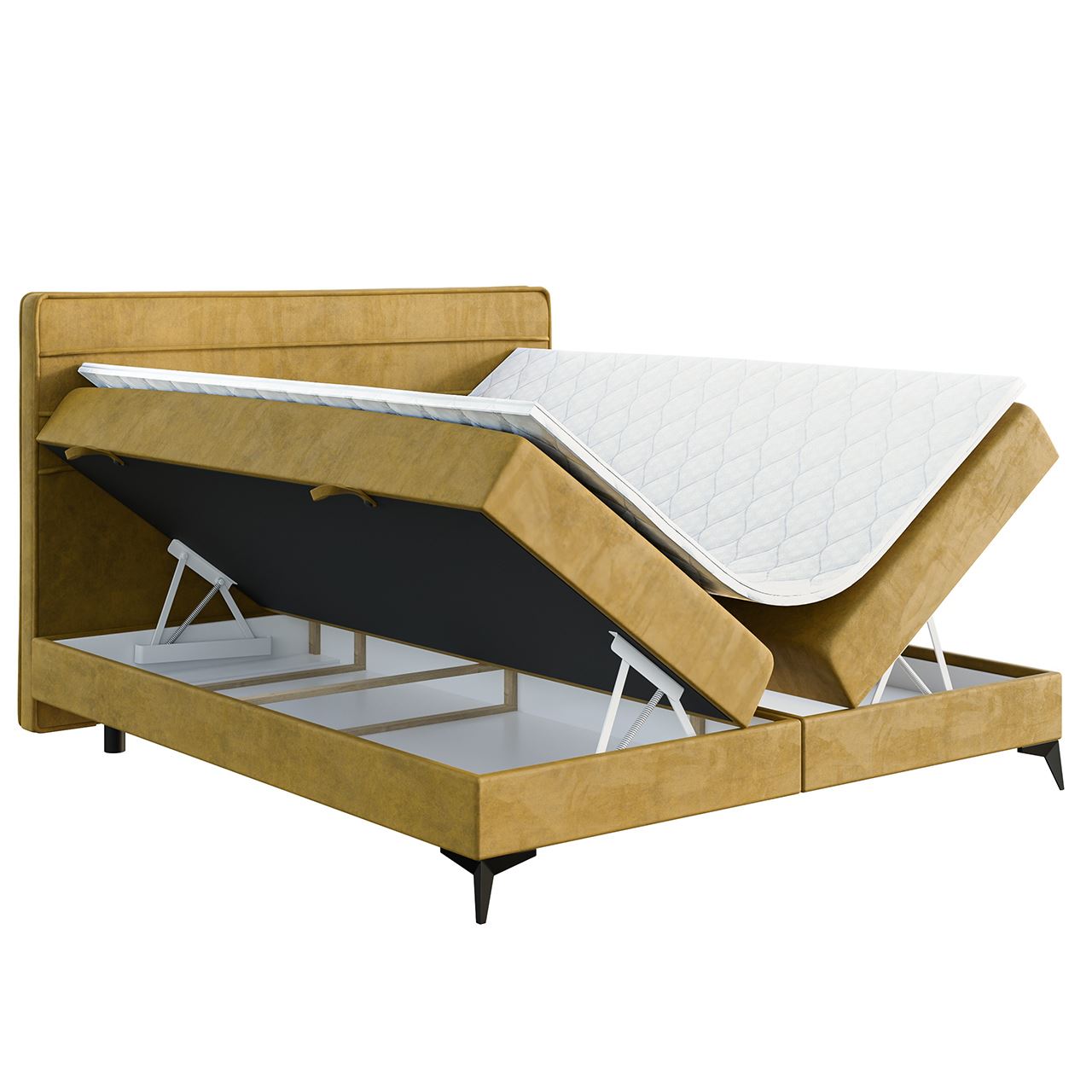 Łóżko kontynentalne HORIZON 120x200 + Topper GRATIS - obrazek 2