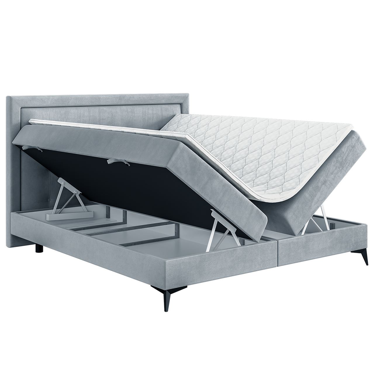 Łóżko kontynentalne HIGGA 180x200 + Topper GRATIS #personalizuj - obrazek 5