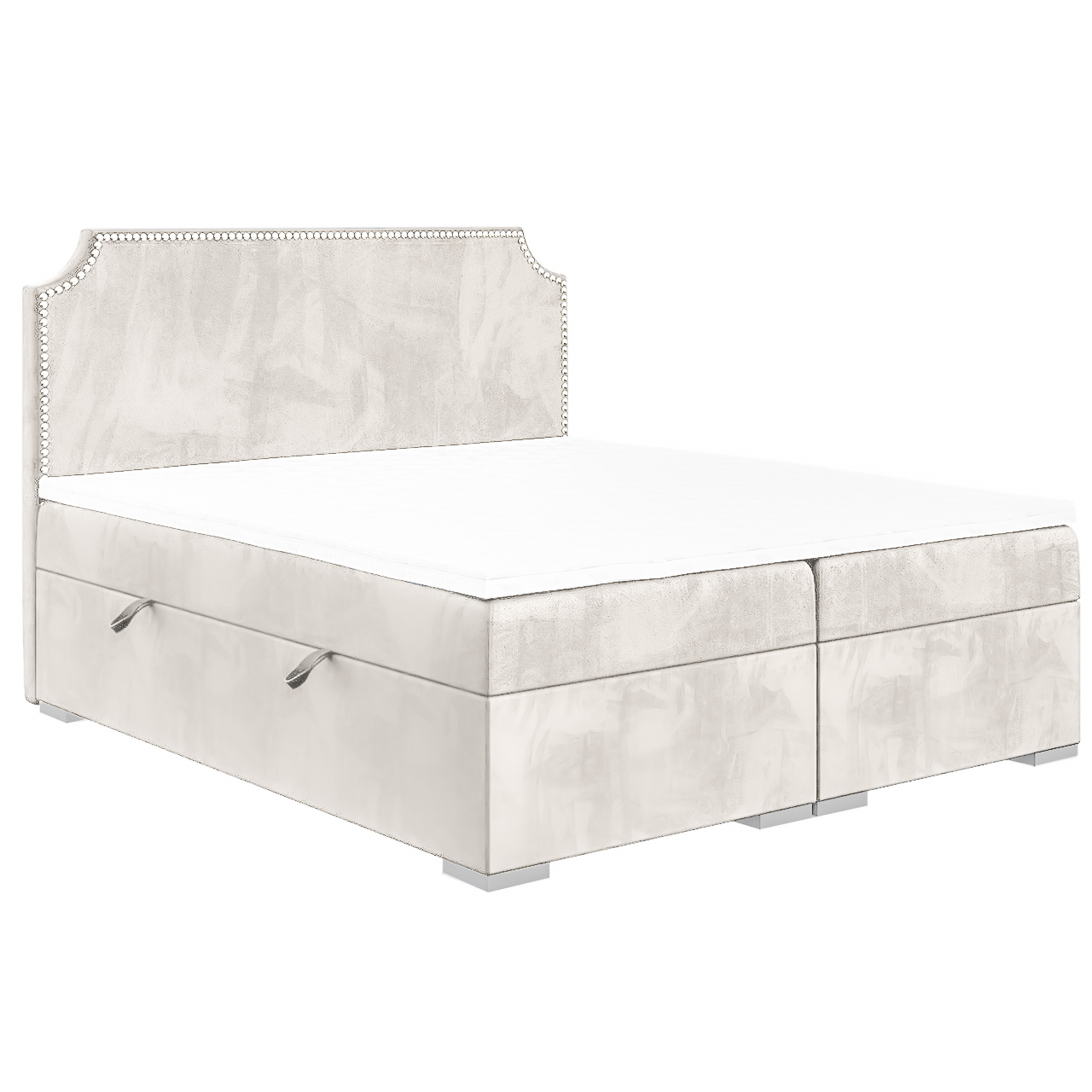 Łóżko kontynentalne LINA 200x200 + Topper GRATIS #personalizuj - obrazek 6