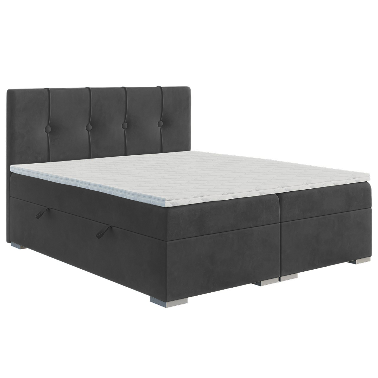 Łóżko kontynentalne RULEZ 200x200 + Topper GRATIS #personalizuj - obrazek 6