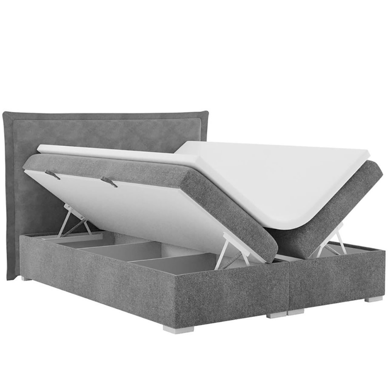 Łóżko kontynentalne TORRI 120x200 + Topper GRATIS - obrazek 3