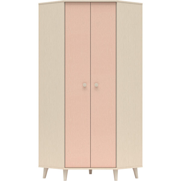 Szafa narożna EVE 01 piasek pustyni / millenial pink