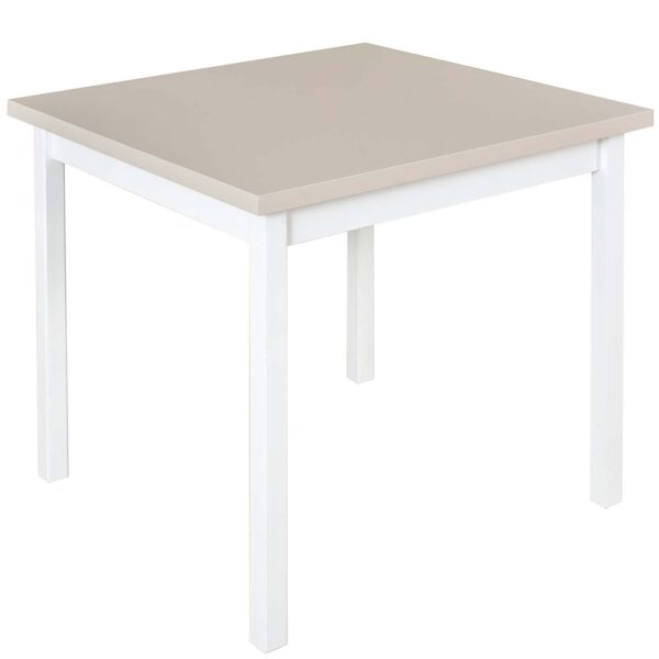Stół DS9 80x80 kaszmir laminat / biały