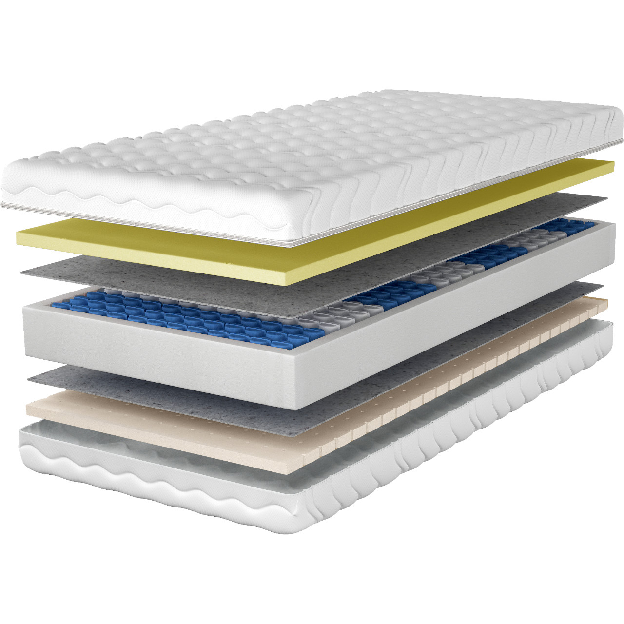 Materac 80x200 LAGUNA pocket lateks visco