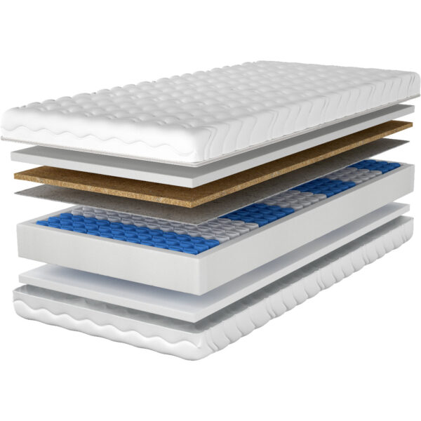 Materac 200x200 COSTA pocket kokos