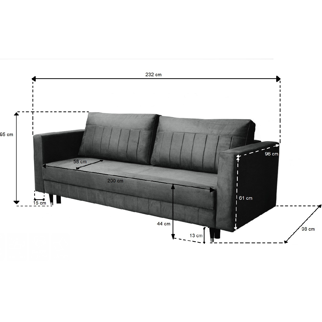 Sofa TENA manila 16 - obrazek 4