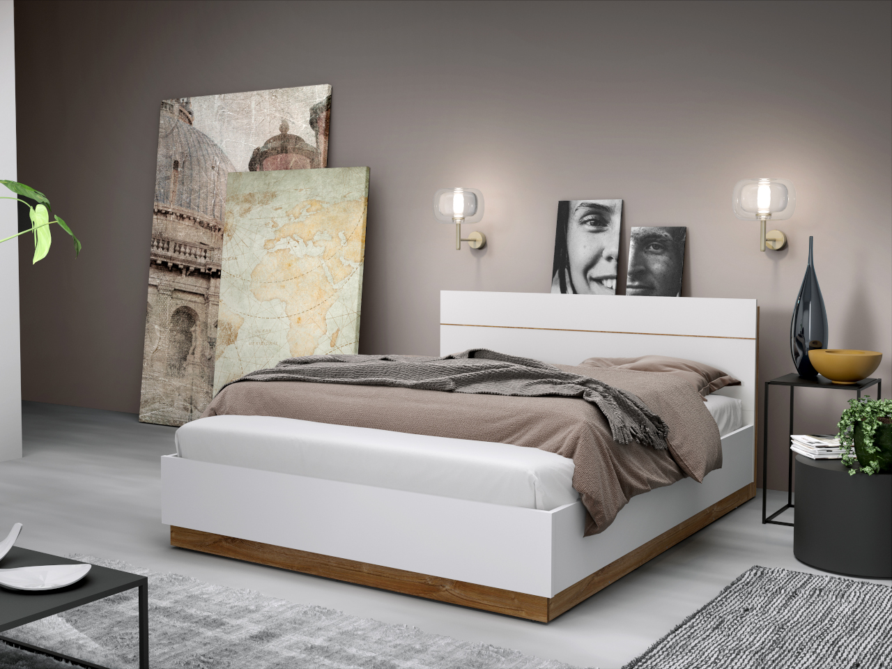 Łóżko 140x200 DENTRO z oświetleniem - obrazek 6