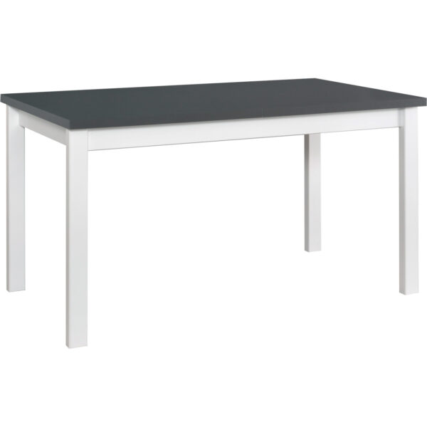 Stół DS37 80x140/180 grafit laminat / biały