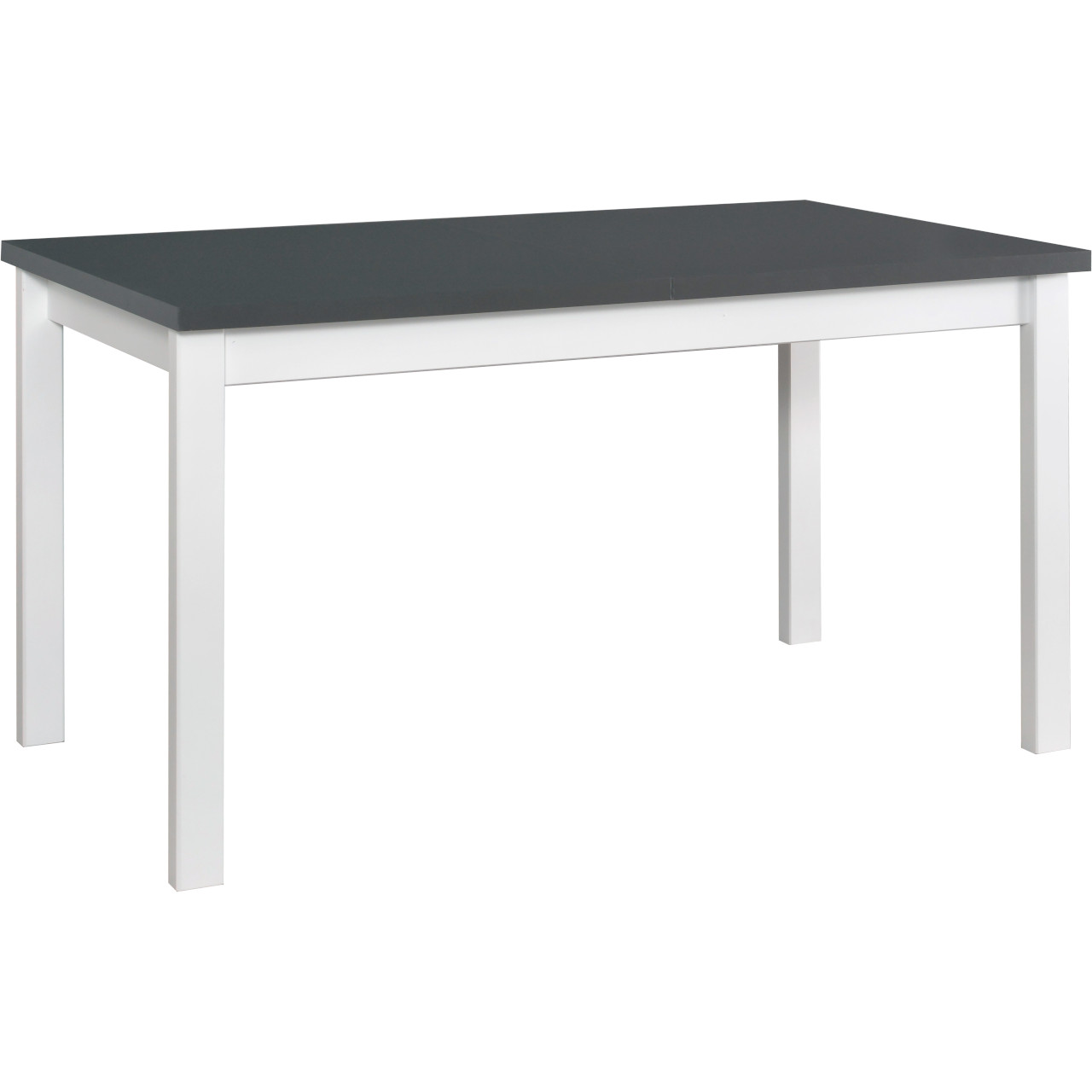 Stół DS37 80x140/180 grafit laminat / biały