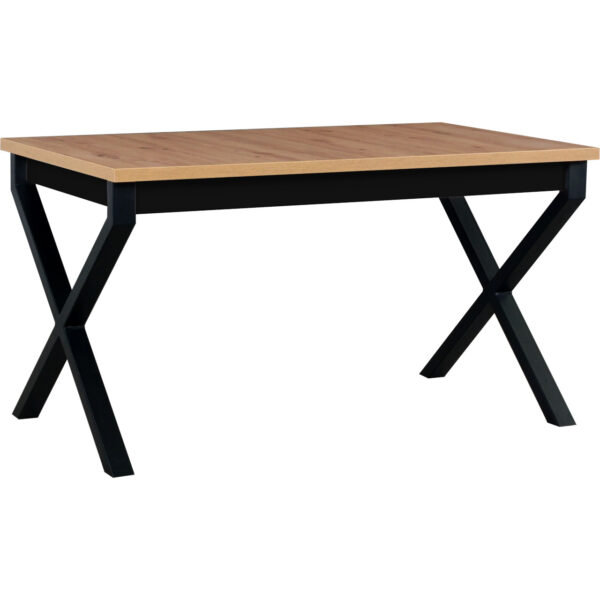 Stół DS50 80x140/180 artisan laminat / czarny