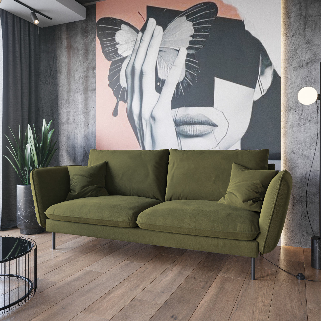 Sofa LAKCHOS 3 monolith 38 - obrazek 2