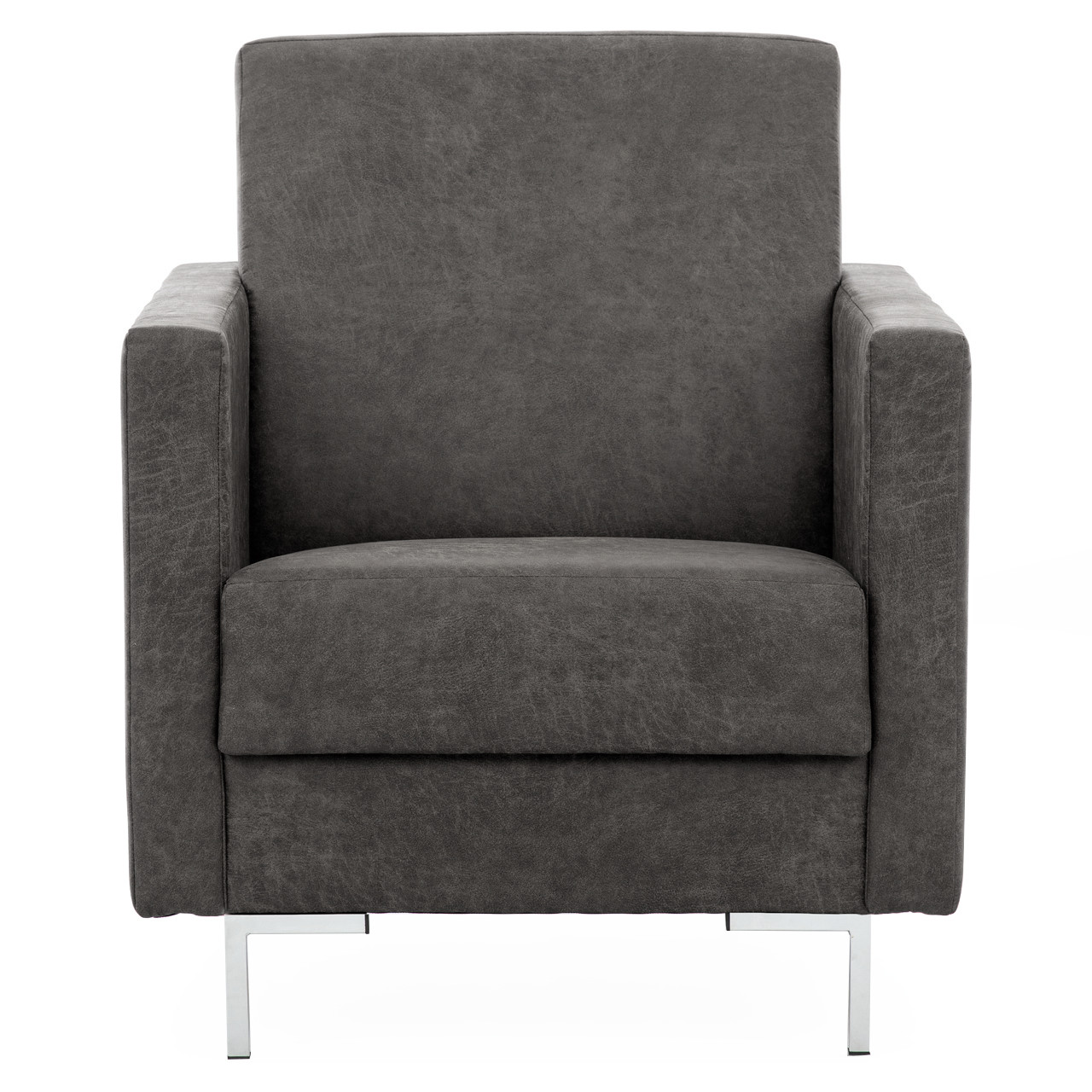 Fotel SELVA A manila dark grey chrom - obrazek 4