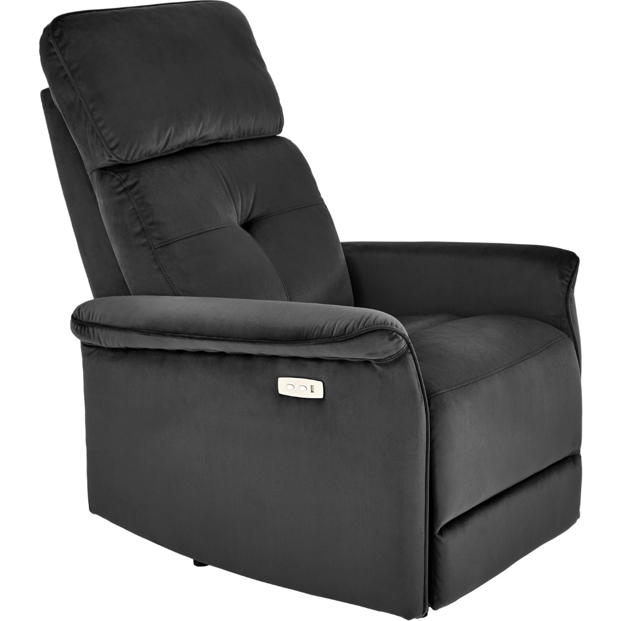 Fotel rozkładany elektryczny SAFIR czarny