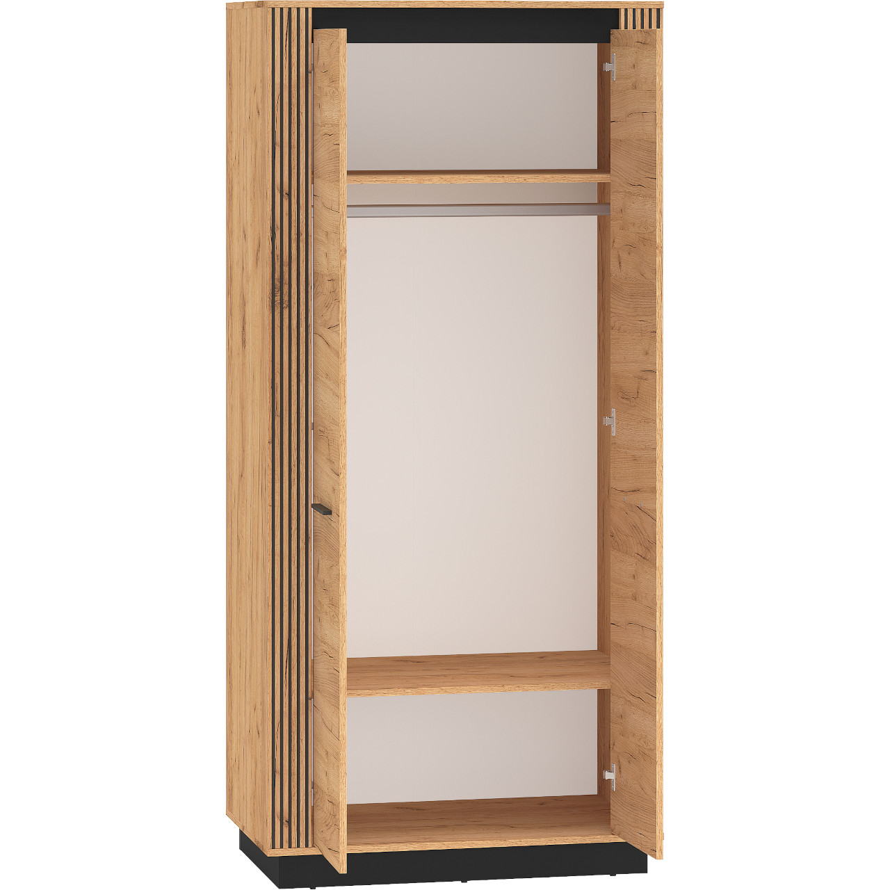 Szafa URSA 03 dąb craft złoty + czarny - obrazek 8
