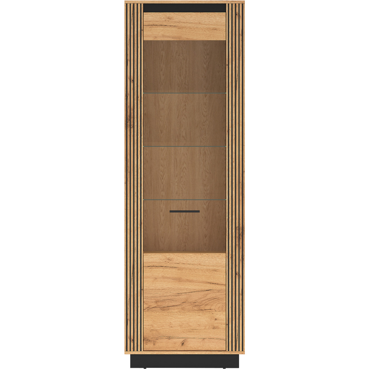Witryna URSA 04 dąb craft złoty + czarny - obrazek 7