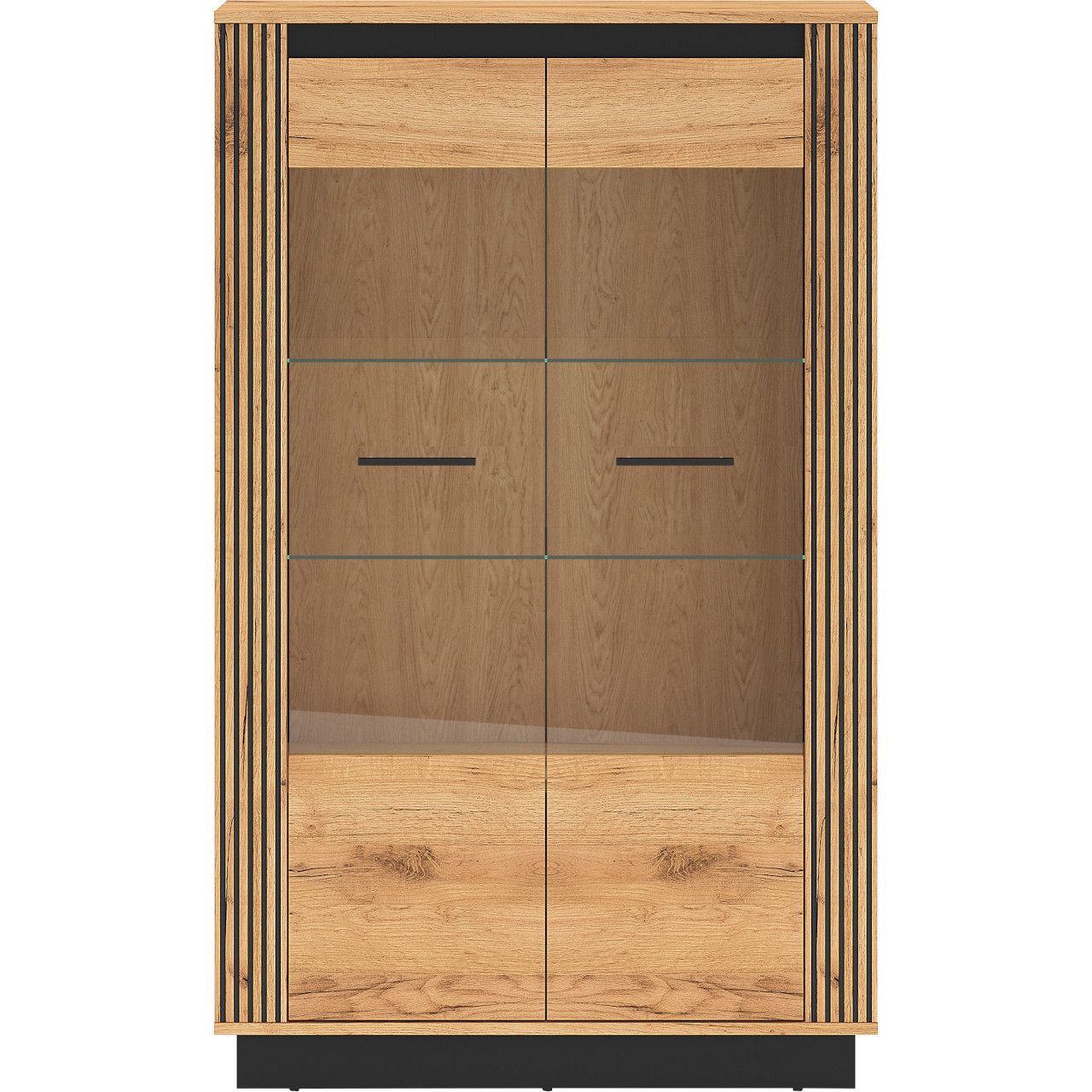 Witryna URSA 05 dąb craft złoty + czarny - obrazek 9