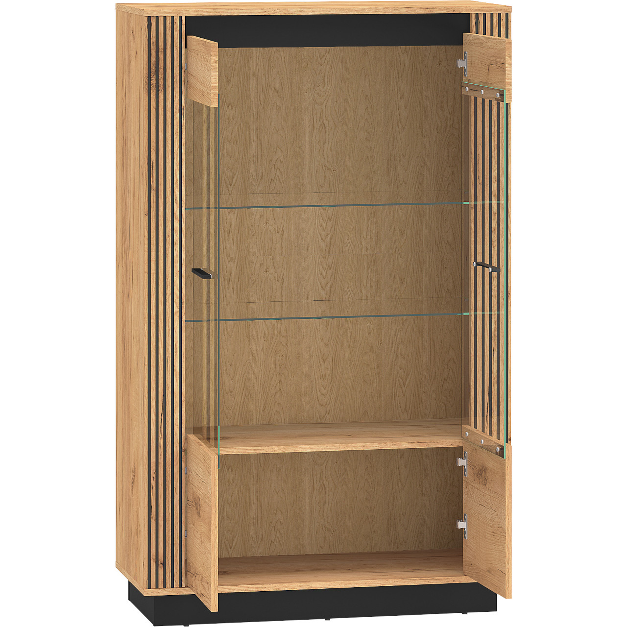 Witryna URSA 05 dąb craft złoty + czarny - obrazek 8