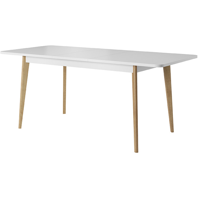 Stół 140x80 NARDI 10 biały / dąb riviera - obrazek 2