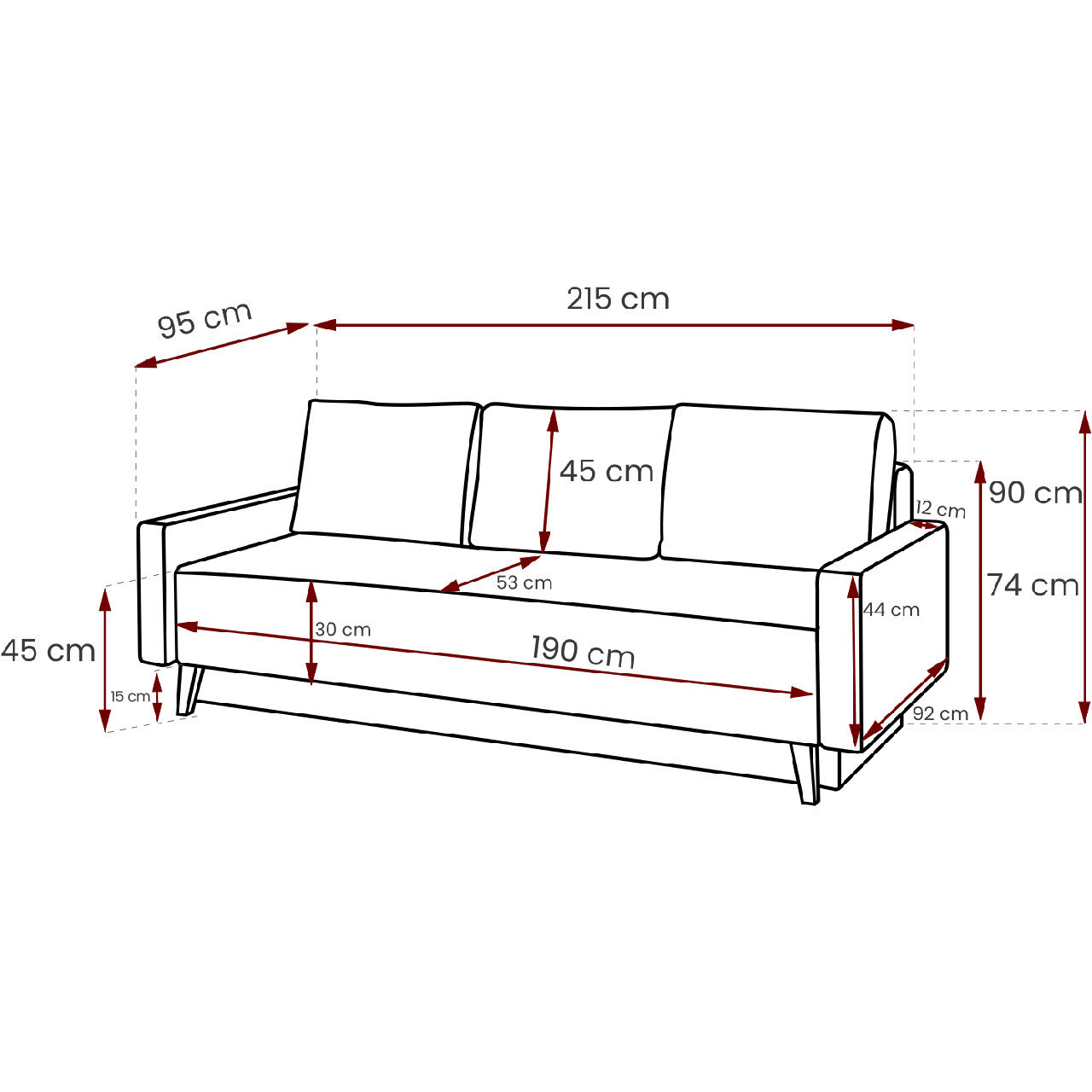 Sofa MAMONE gomez 12 + lobox 03 - obrazek 2
