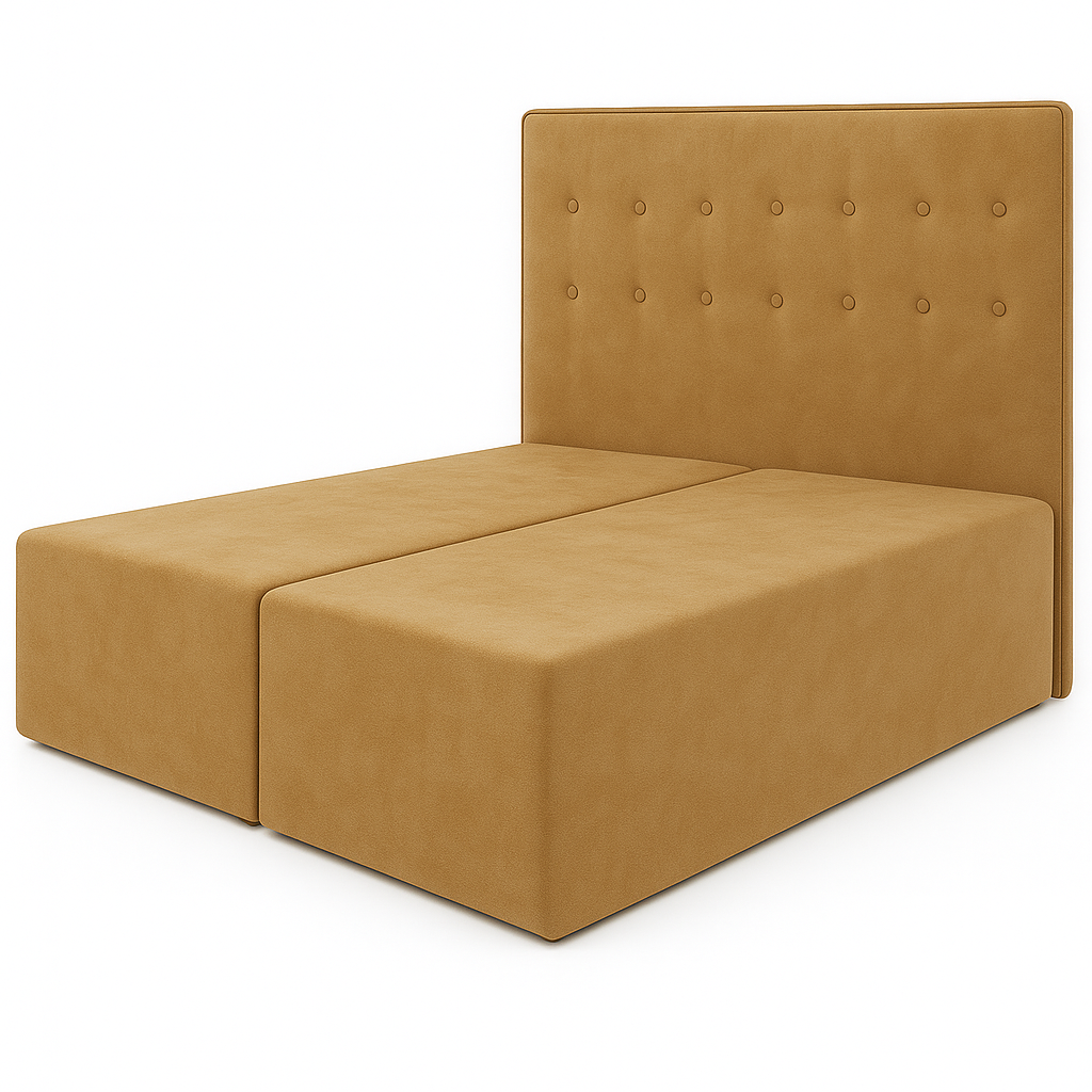 Łóżko hotelowe 160x200 GOLDEN SLEEP DOUBLE beżowy - obrazek 2