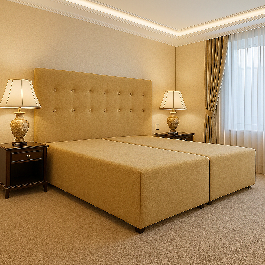 Łóżko hotelowe 160x200 GOLDEN SLEEP DOUBLE beżowy