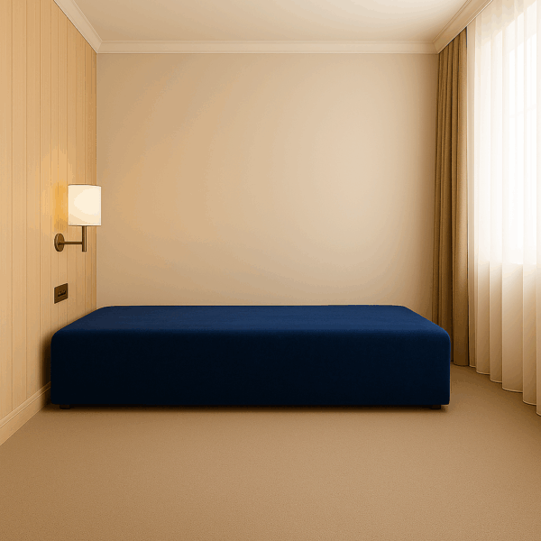 Łóżko hotelowe 70X200 GOLDEN SLEEP SINGLE niebieski
