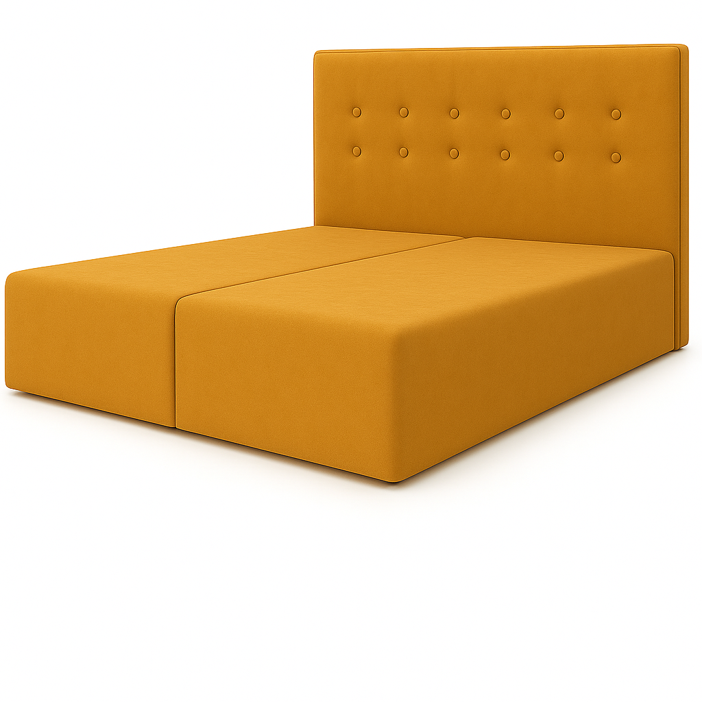 Łóżko hotelowe 160x200 GOLDEN SLEEP DOUBLE złoty - obrazek 4
