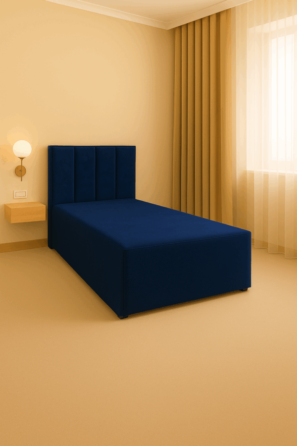 Łóżko hotelowe 70X200 GOLDEN SLEEP SINGLE III niebieski