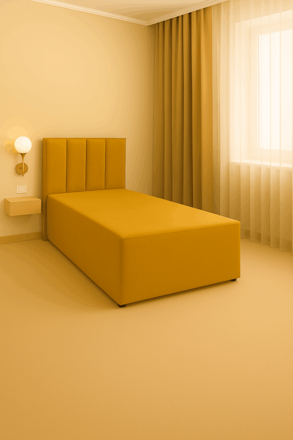 Łóżko hotelowe 100X200 GOLDEN SLEEP SINGLE III złoty