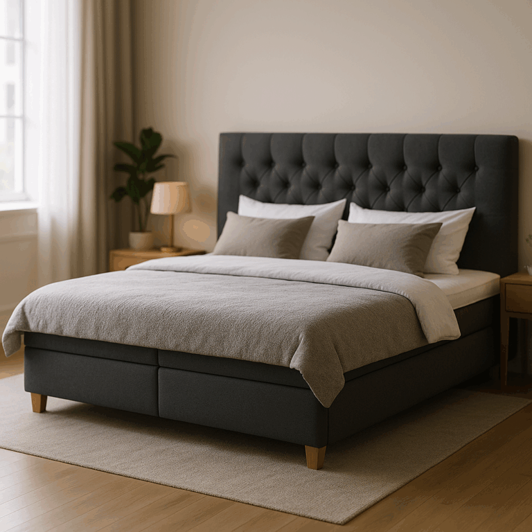 Łóżka kontynentalne 200 cm komfort i elegancja