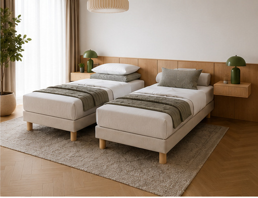 MERCURY 100×200 – tapicerowana podstawa hotelowa na kółkach - obrazek 4