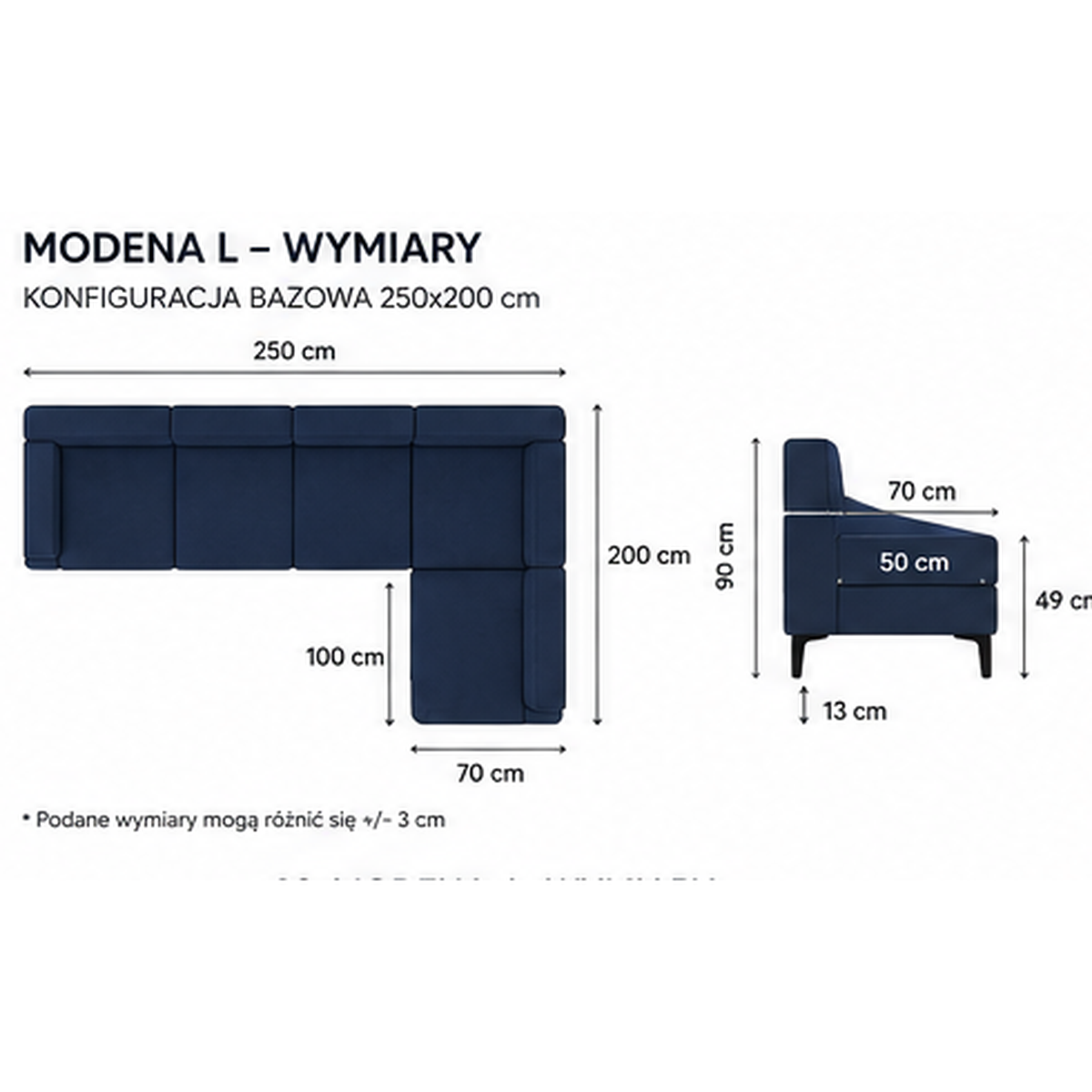 MODENA L — narożnik modułowy na wymiar - obrazek 7